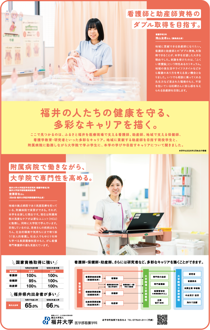 ふくいお仕事図鑑2026掲載紙面