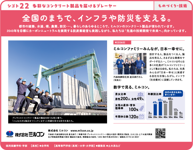 ふくいお仕事図鑑2026掲載紙面