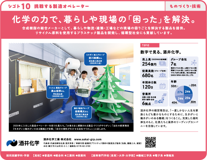 ふくいお仕事図鑑2026掲載紙面