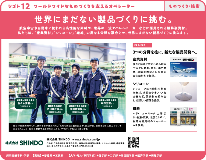 ふくいお仕事図鑑2026掲載紙面