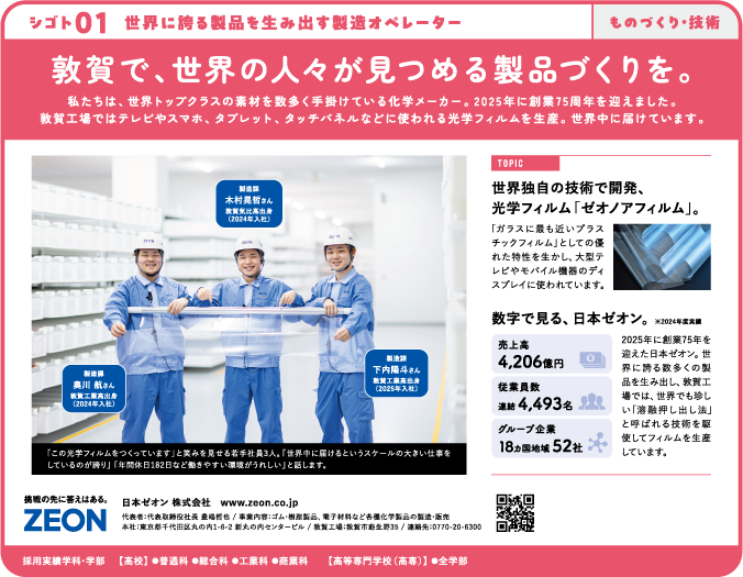 ふくいお仕事図鑑2026掲載紙面